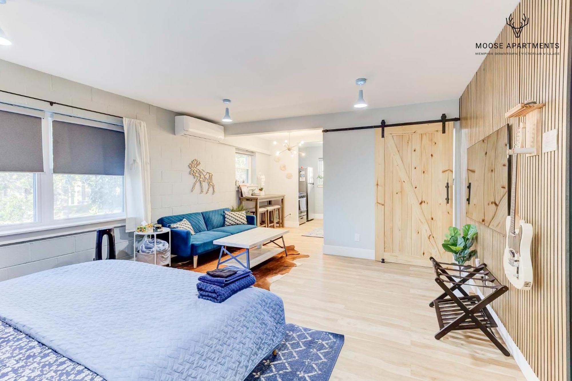 The Moose #7 - Instaworthy Studio With Amazing Views, Free Parking & Heated King Bed Memphis Extérieur photo