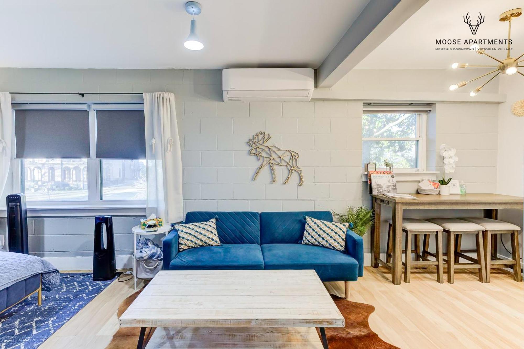 The Moose #7 - Instaworthy Studio With Amazing Views, Free Parking & Heated King Bed Memphis Extérieur photo