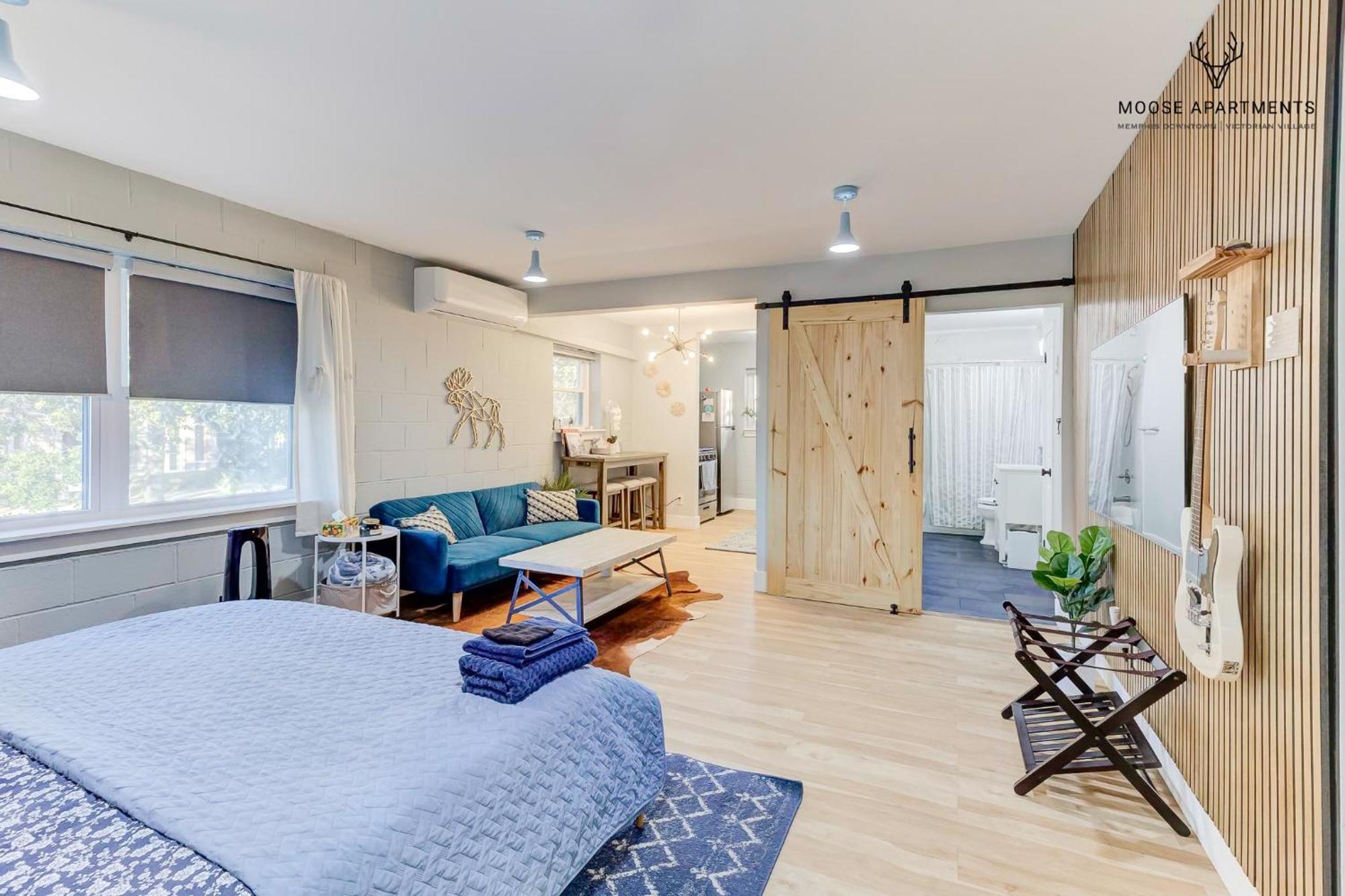 The Moose #7 - Instaworthy Studio With Amazing Views, Free Parking & Heated King Bed Memphis Extérieur photo