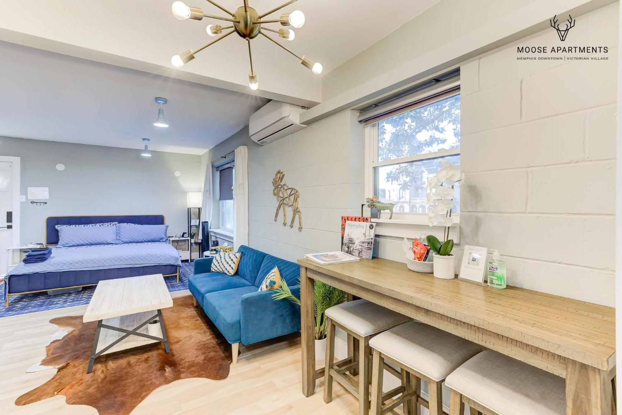 The Moose #7 - Instaworthy Studio With Amazing Views, Free Parking & Heated King Bed Memphis Extérieur photo